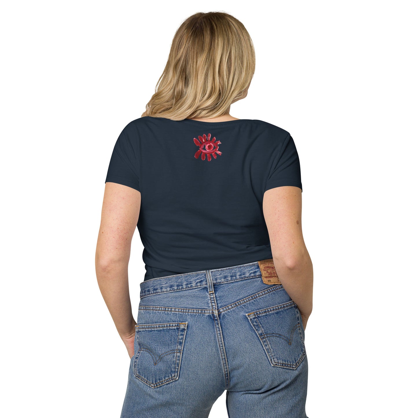 T-shirt éco - responsable femme - Jiel blanc - Jiel - artiste