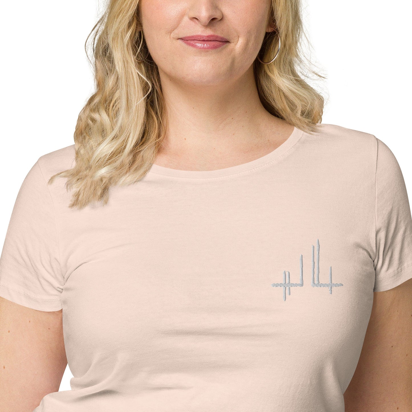 T-shirt éco - responsable femme - Jiel blanc - Jiel - artiste