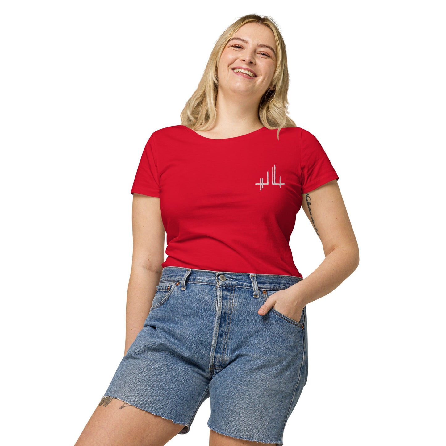 T-shirt éco - responsable femme - Jiel blanc - Jiel - artiste