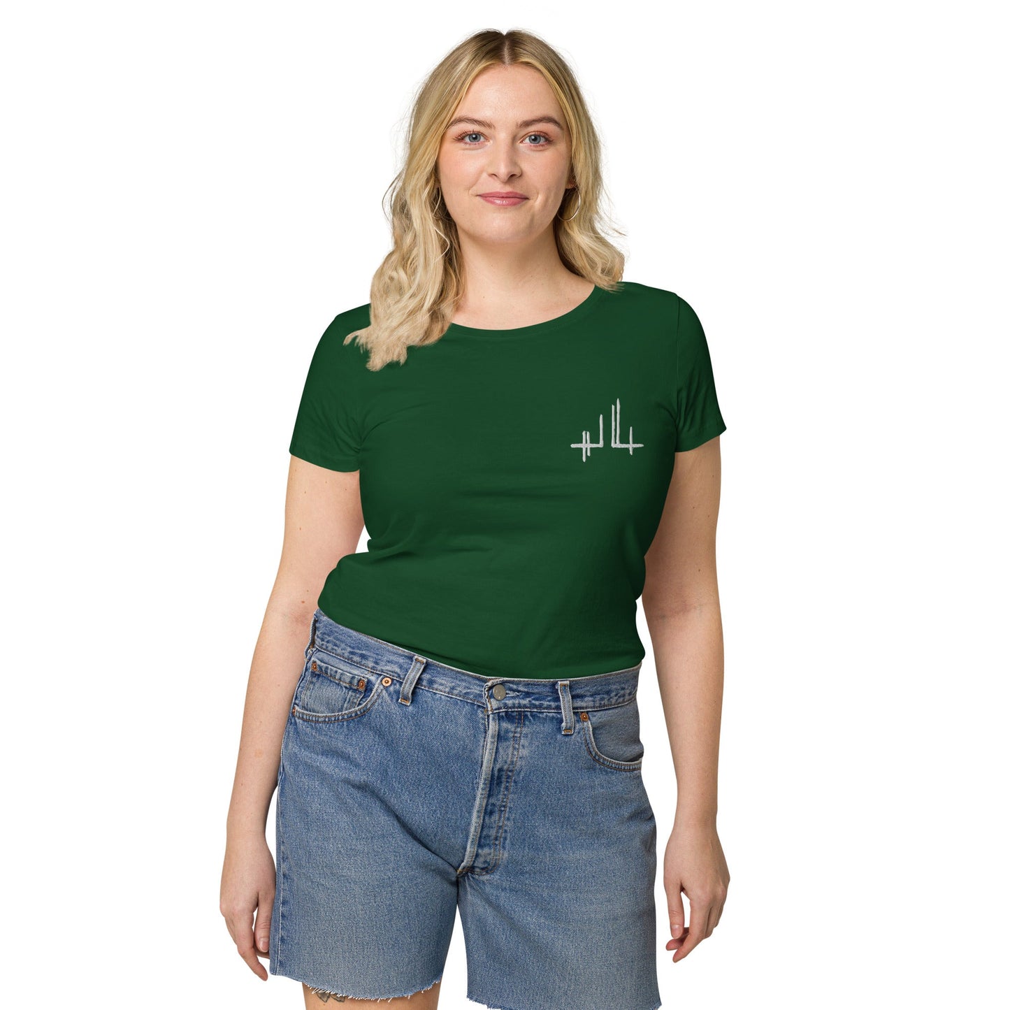 T-shirt éco - responsable femme - Jiel blanc - Jiel - artiste