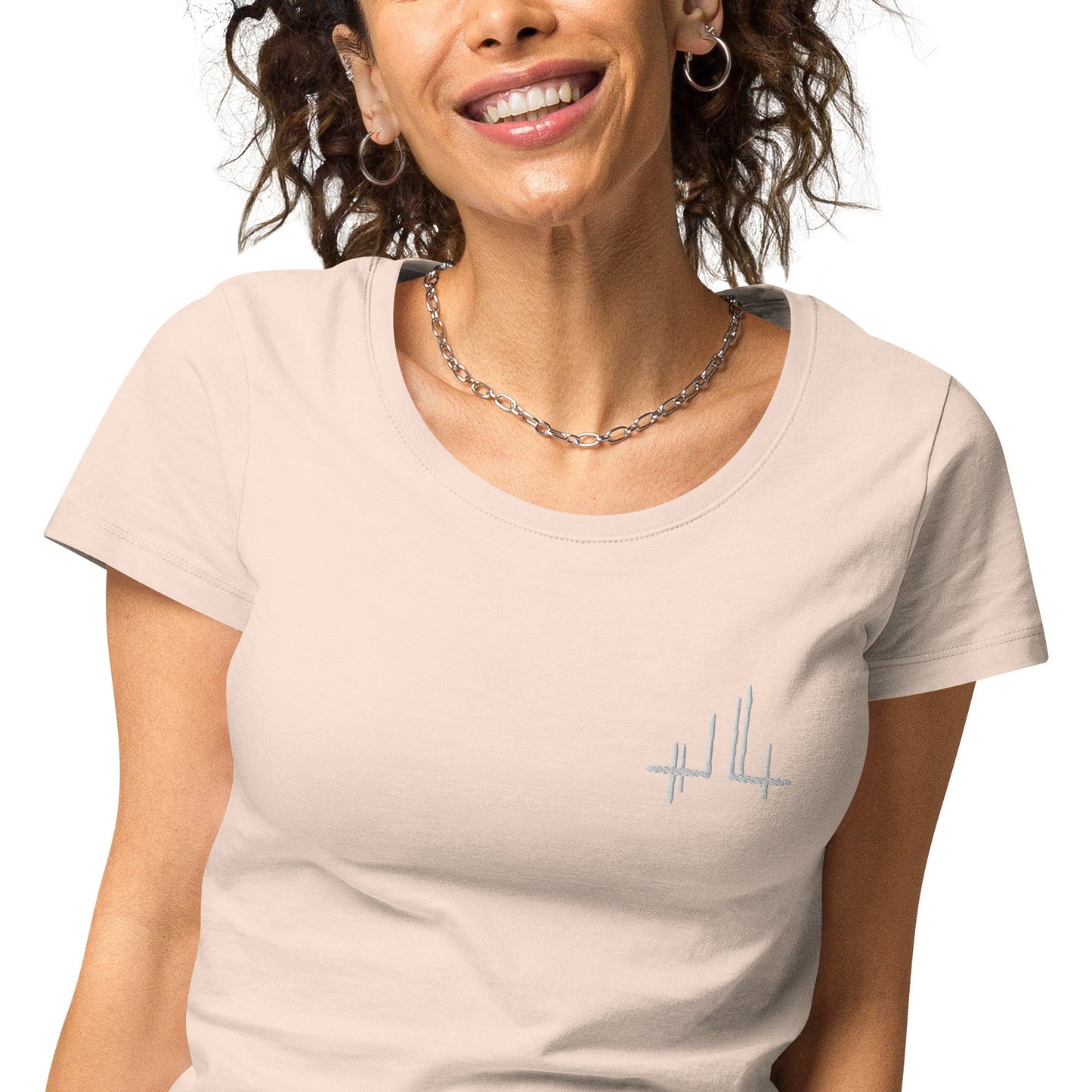 T-shirt éco - responsable femme - Jiel blanc - Jiel - artiste
