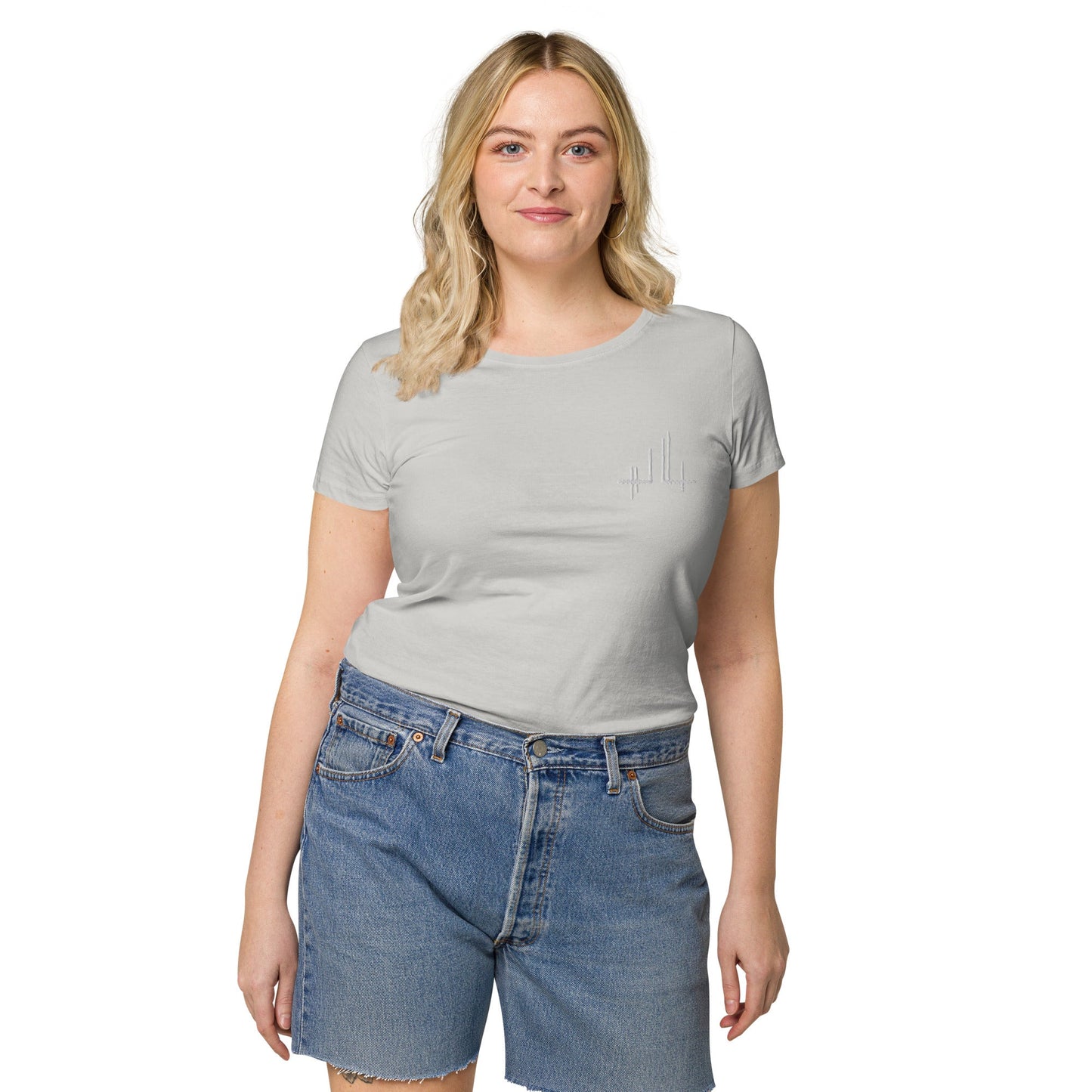T-shirt éco - responsable femme - Jiel blanc - Jiel - artiste