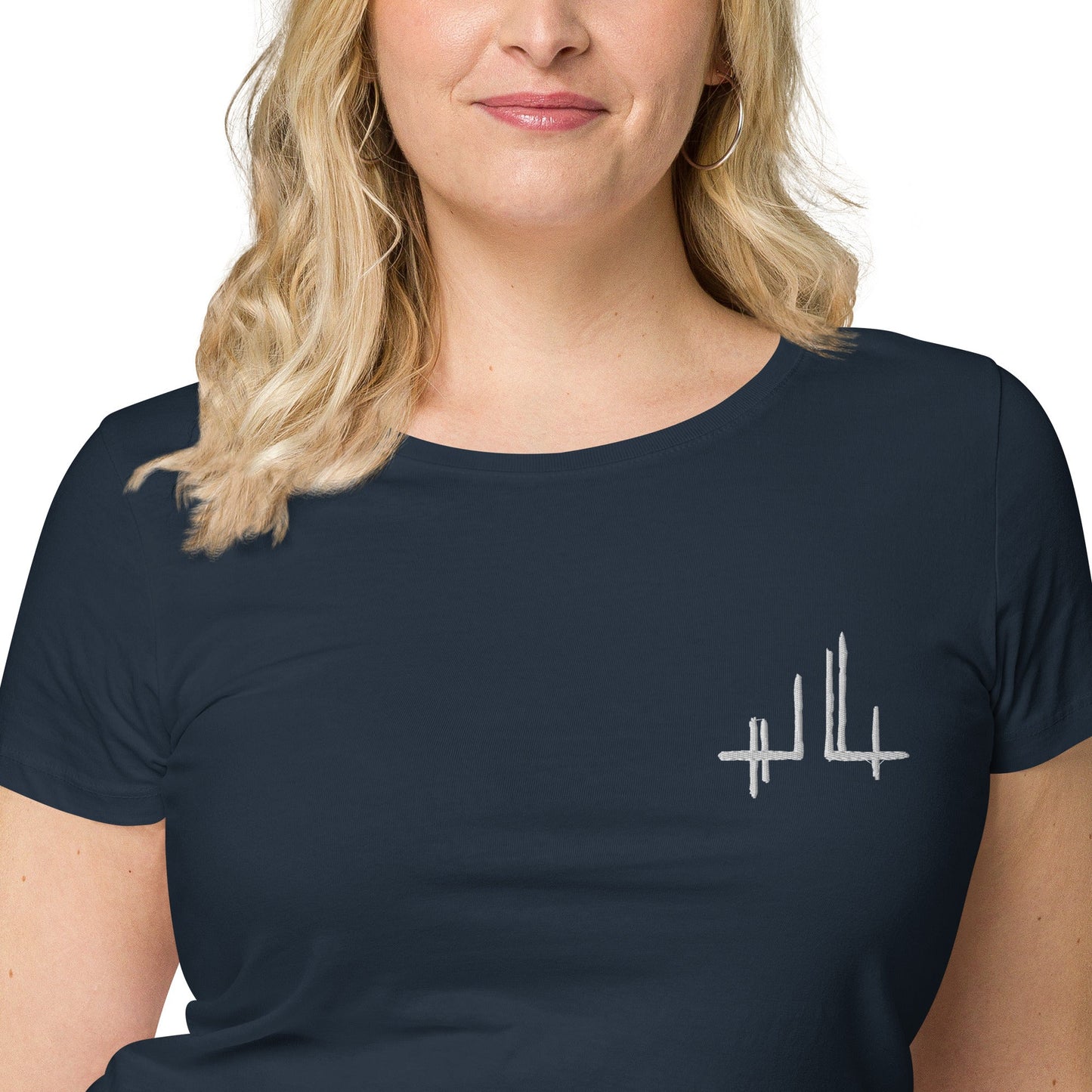 T-shirt éco - responsable femme - Jiel blanc - Jiel - artiste