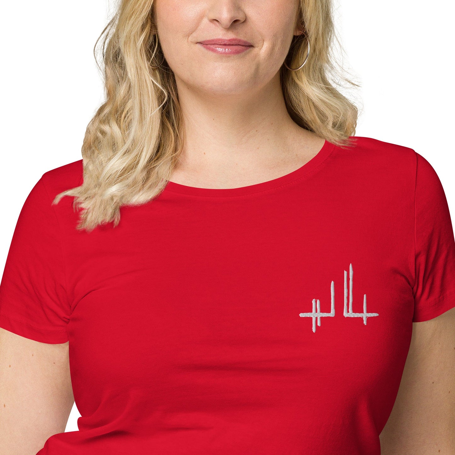 T-shirt éco - responsable femme - Jiel blanc - Jiel - artiste
