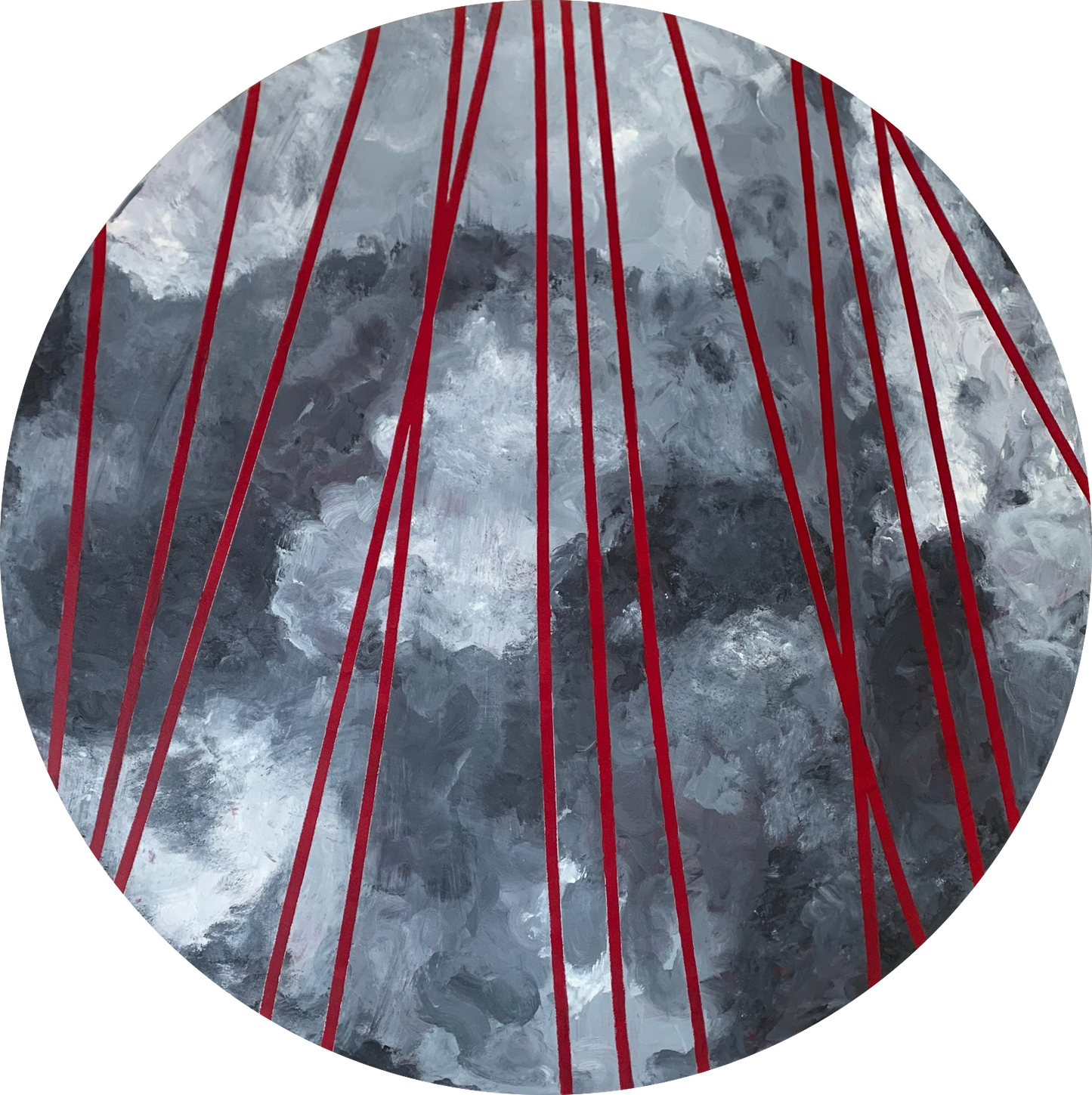 Price on request - Clouds - tondo