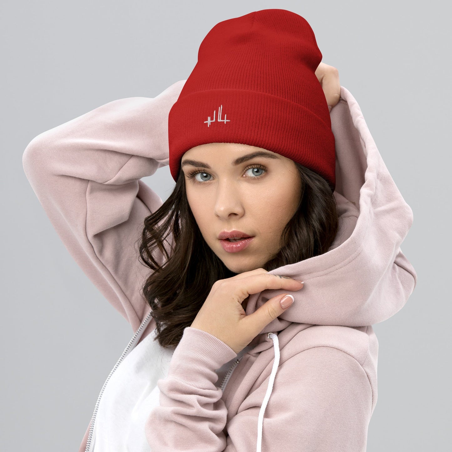 Bonnet à Revers - signature blanche - Jiel - artiste