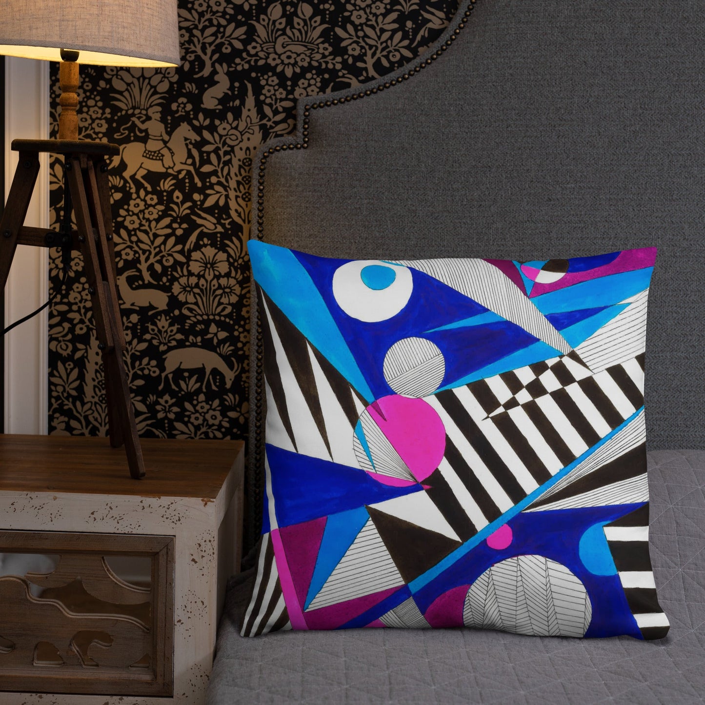 Coussin Classique - Bataille II - Jiel - artiste