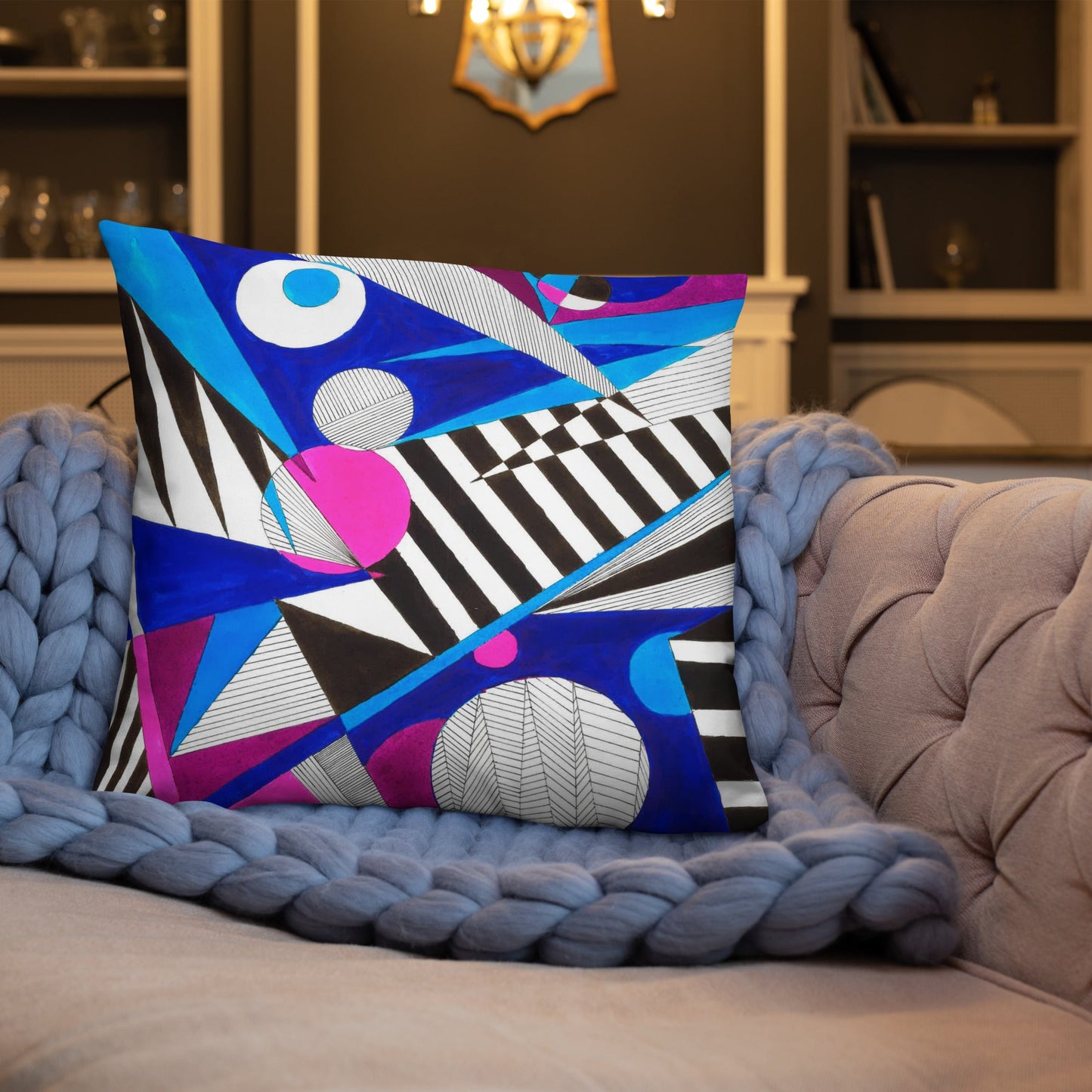 Coussin Classique - Bataille II - Jiel - artiste