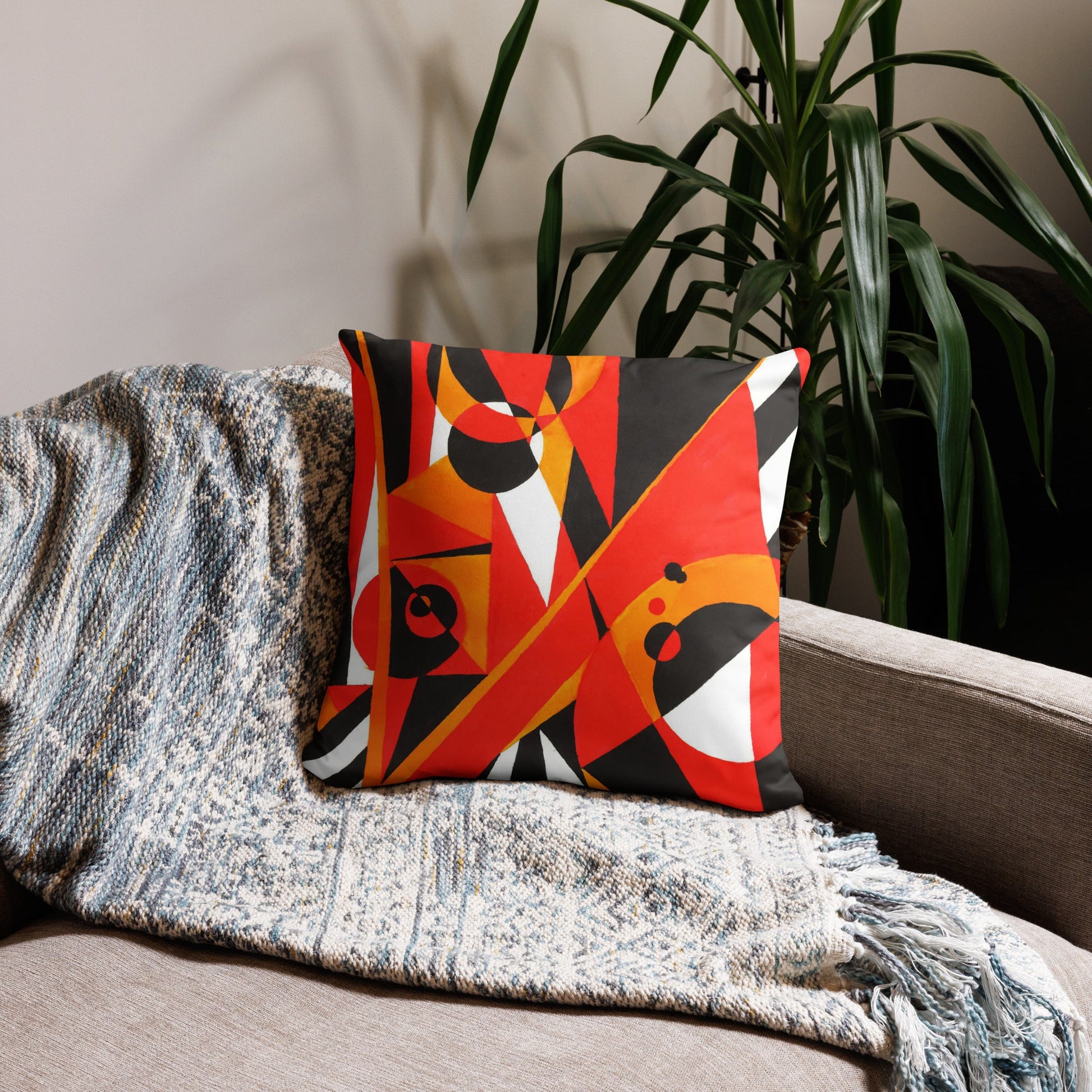 Coussin Classique - Bataille - Jiel - artiste