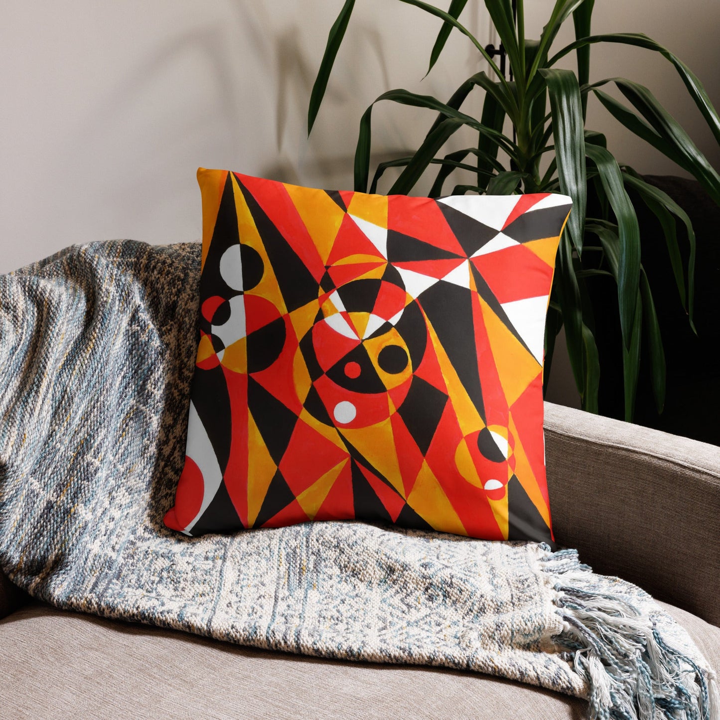 Coussin Classique - Collisions - Jiel - artiste