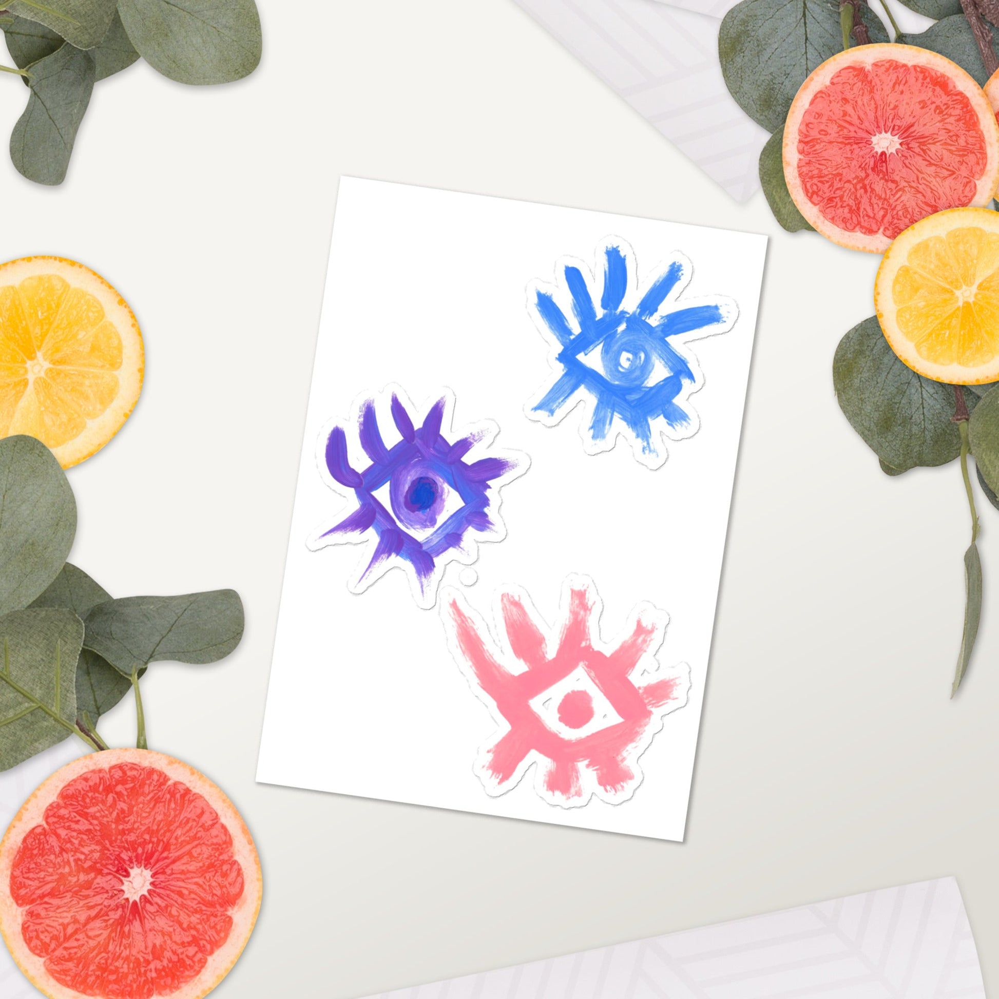 EYES I - Feuille d'autocollants - Jiel - artiste