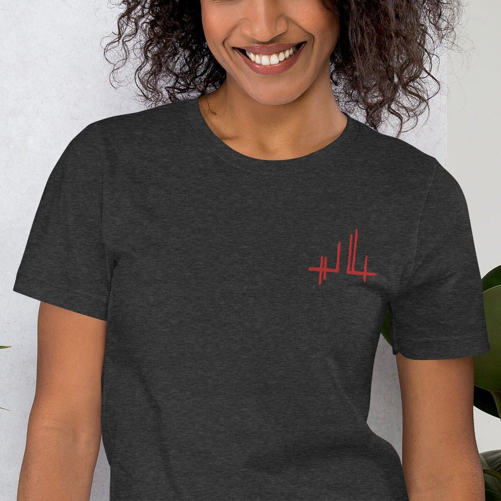 Signature rouge / red - T-shirt unisexe - Jiel - artiste