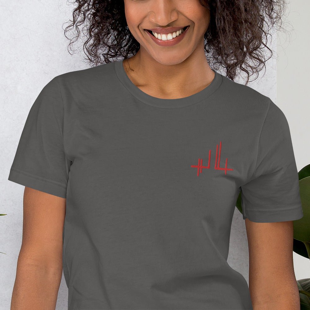 Signature rouge / red - T-shirt unisexe - Jiel - artiste