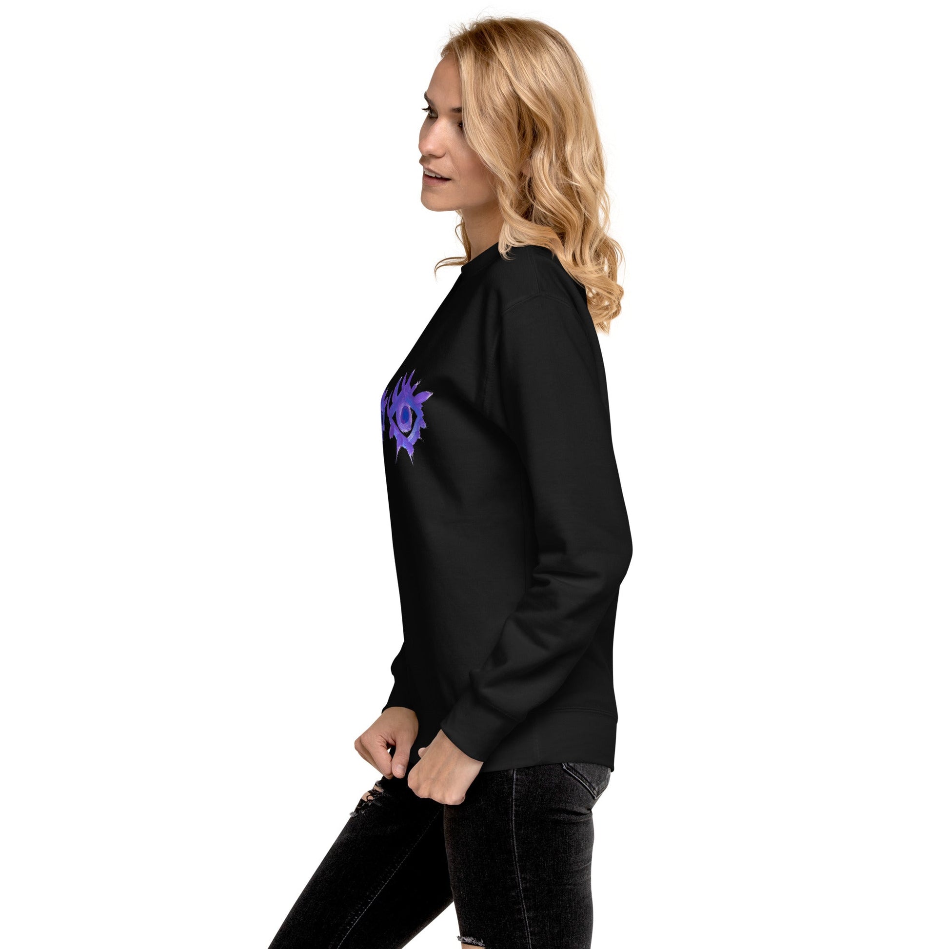 Regarde - moi dans les yeux - Sweatshirt premium unisexe - Jiel - artiste
