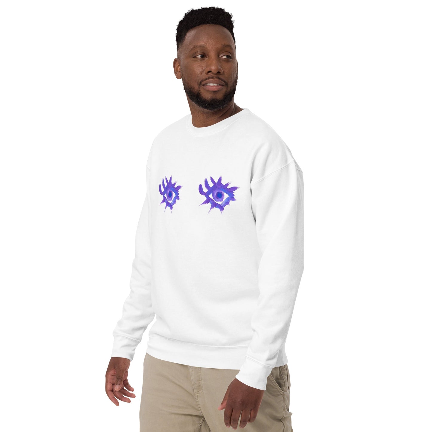 Regarde - moi dans les yeux - Sweatshirt premium unisexe - Jiel - artiste