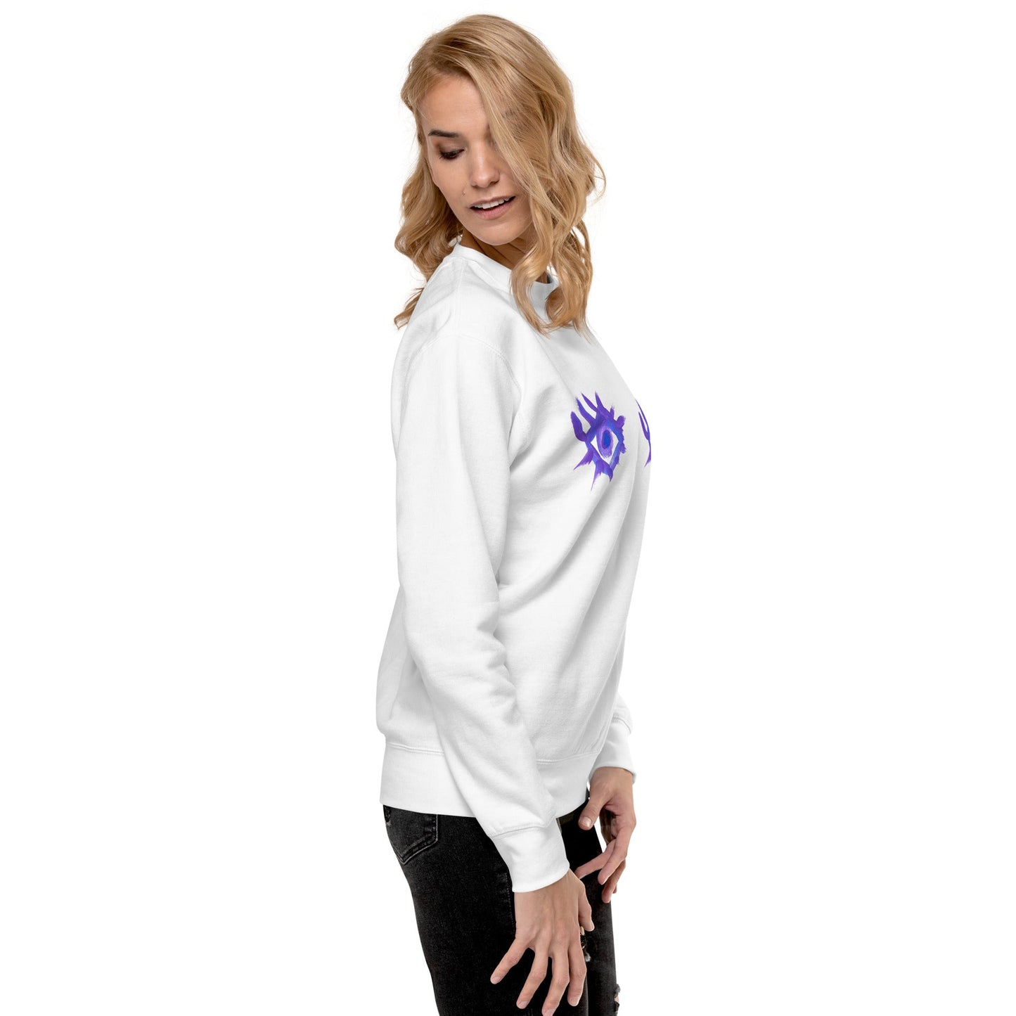 Regarde - moi dans les yeux - Sweatshirt premium unisexe - Jiel - artiste