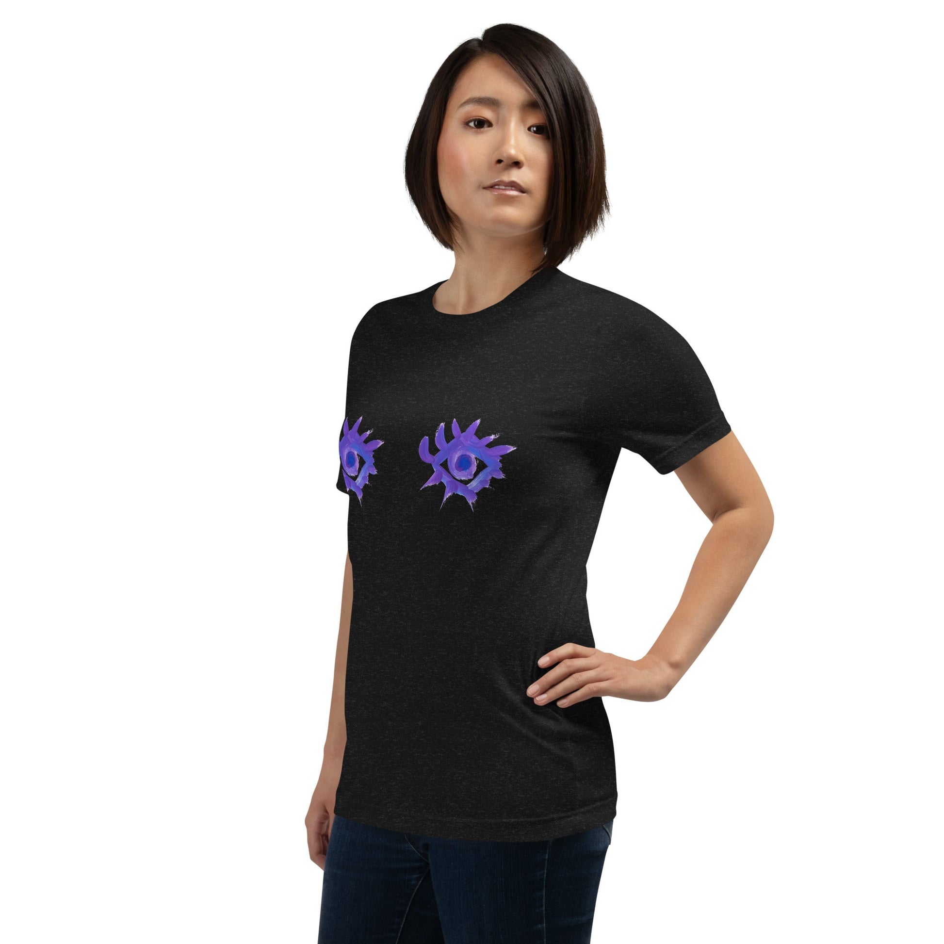 Regarde - moi dans les yeux - T-shirt unisexe - Jiel - artiste
