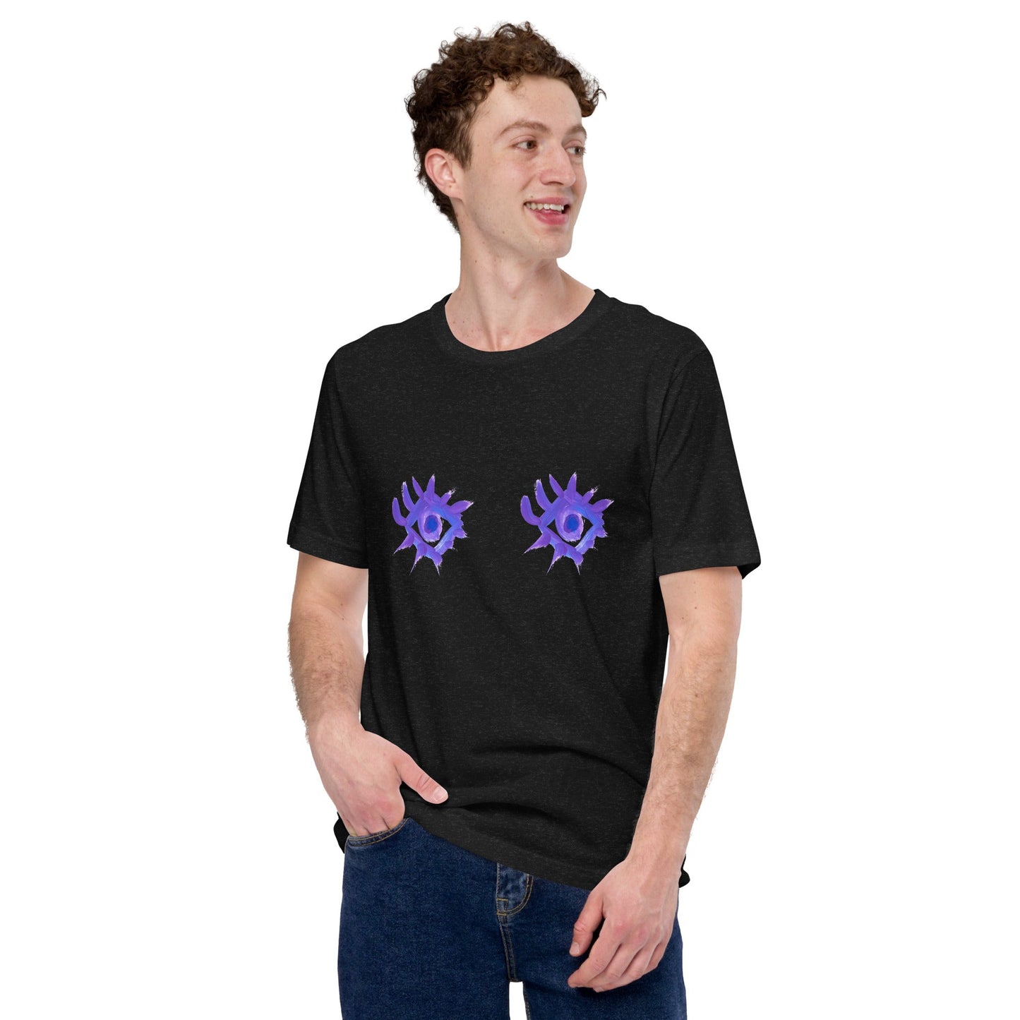 Regarde - moi dans les yeux - T-shirt unisexe - Jiel - artiste