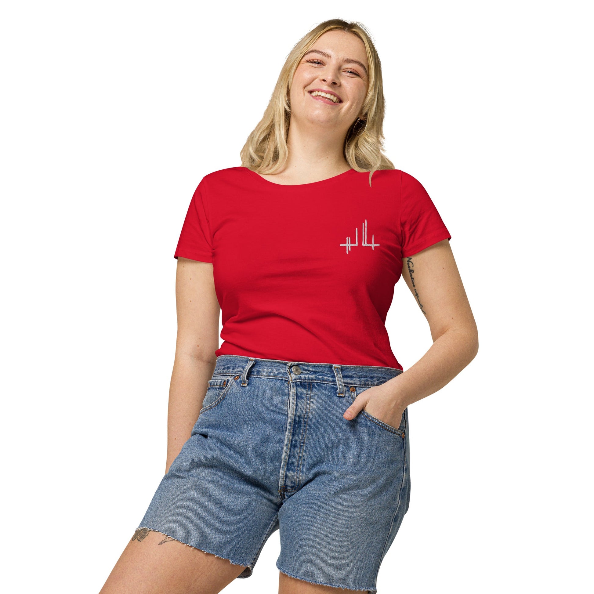 T-shirt éco - responsable femme - Jiel blanc - Jiel - artiste
