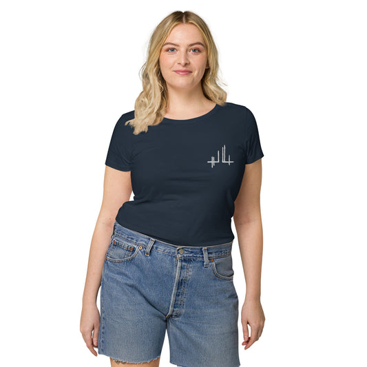 T-shirt éco - responsable femme - Jiel blanc - Jiel - artiste