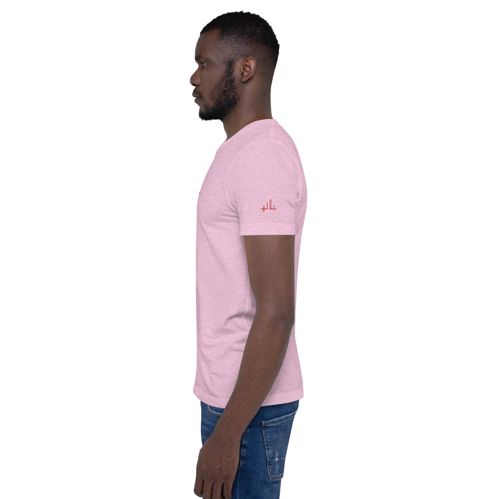 T-shirt unisexe - découpes triangles - Jiel - artiste