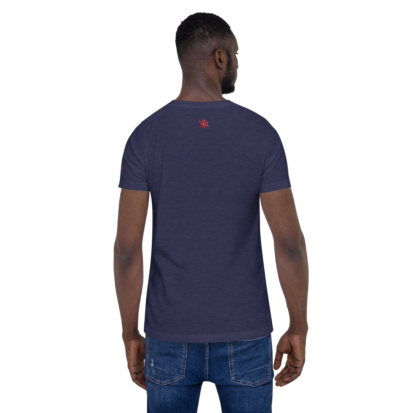 T-shirt unisexe - découpes triangles - Jiel - artiste