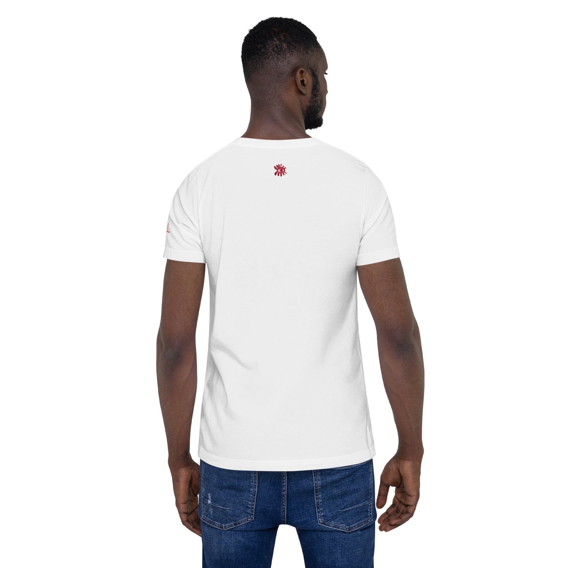 T-shirt unisexe - découpes triangles - Jiel - artiste
