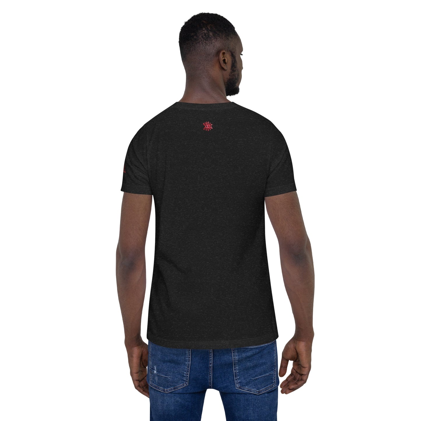 T-shirt unisexe - découpes triangles - Jiel - artiste