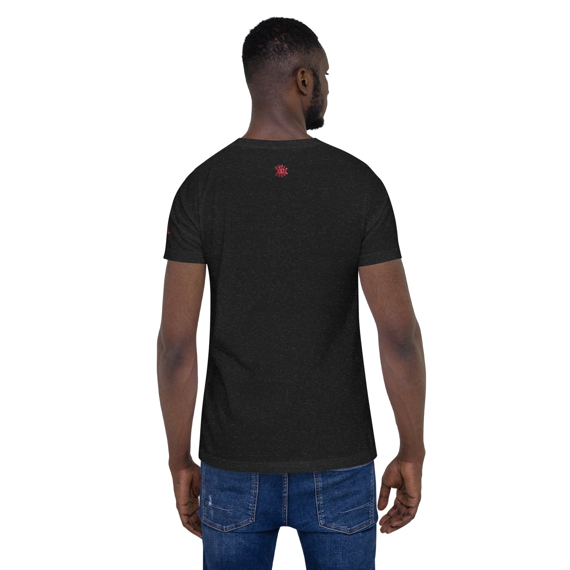 T-shirt unisexe - découpes triangles - Jiel - artiste