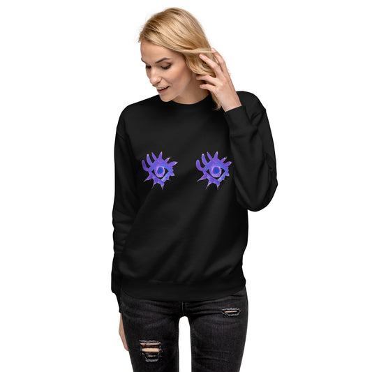 Regarde-moi dans les yeux - Sweatshirt premium unisexe