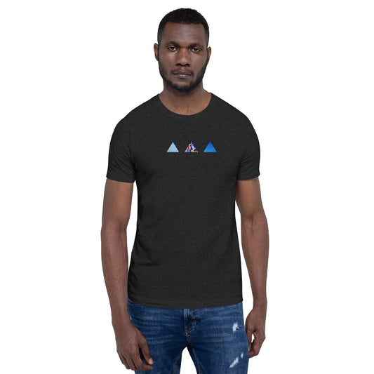 T-shirt unisexe - découpes triangles