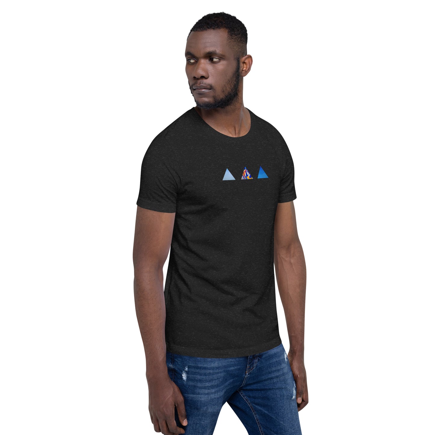 T-shirt unisexe - découpes triangles