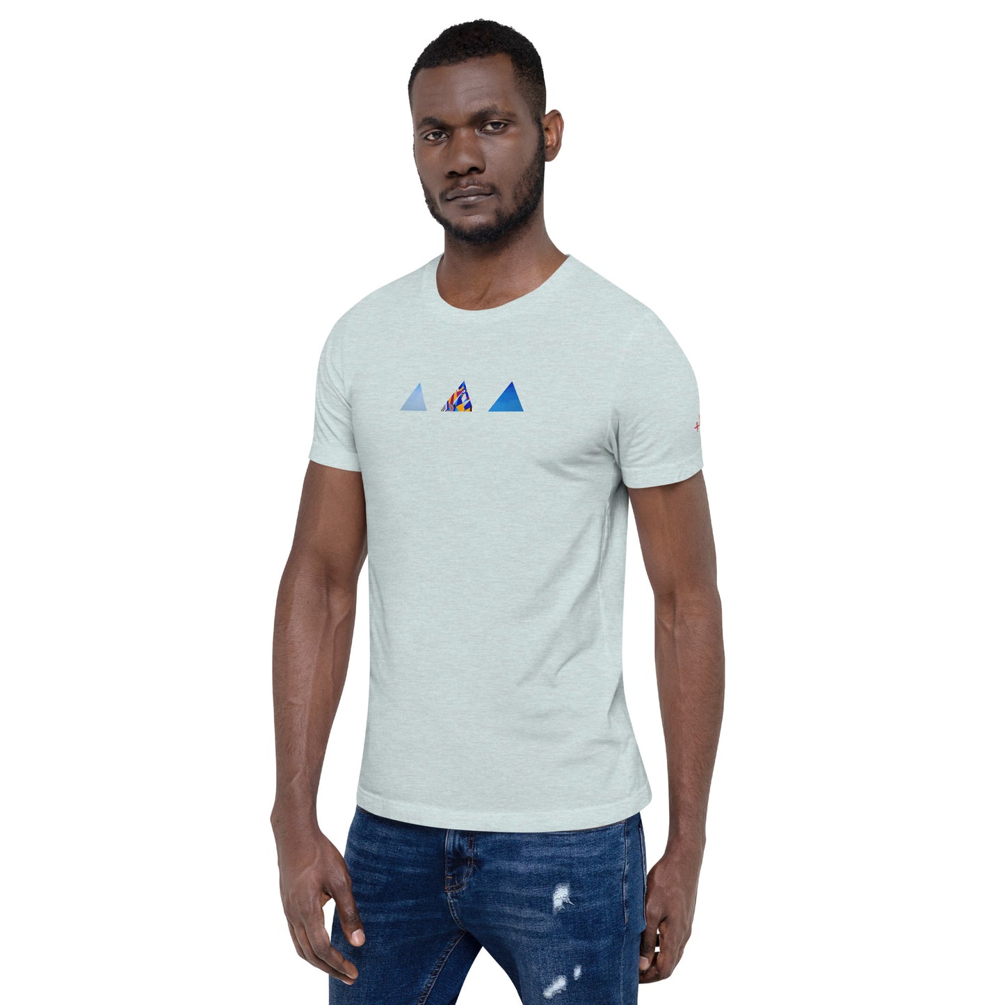 T-shirt unisexe - découpes triangles