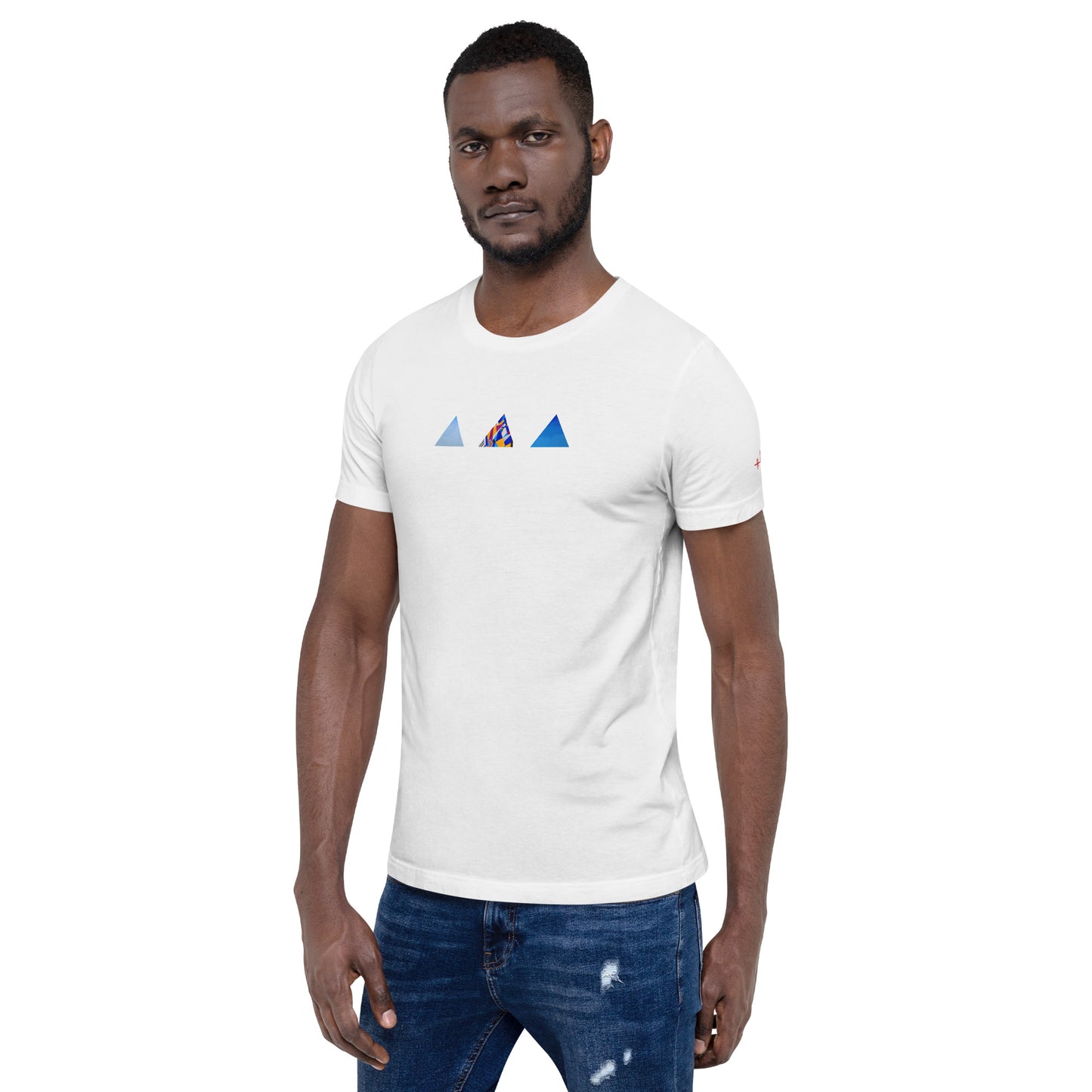 T-shirt unisexe - découpes triangles