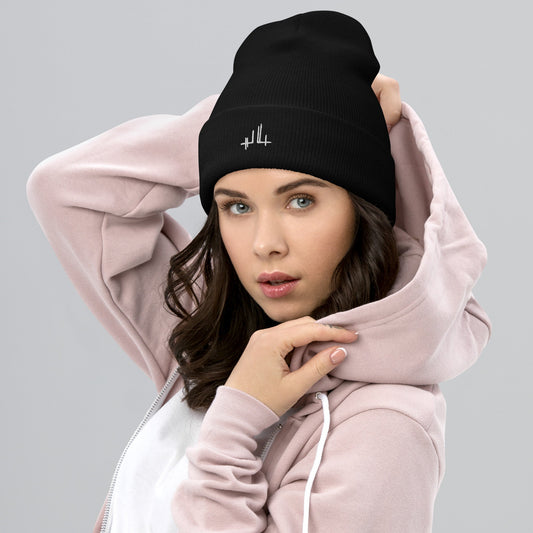 Bonnet à Revers - signature blanche - Jiel - artiste