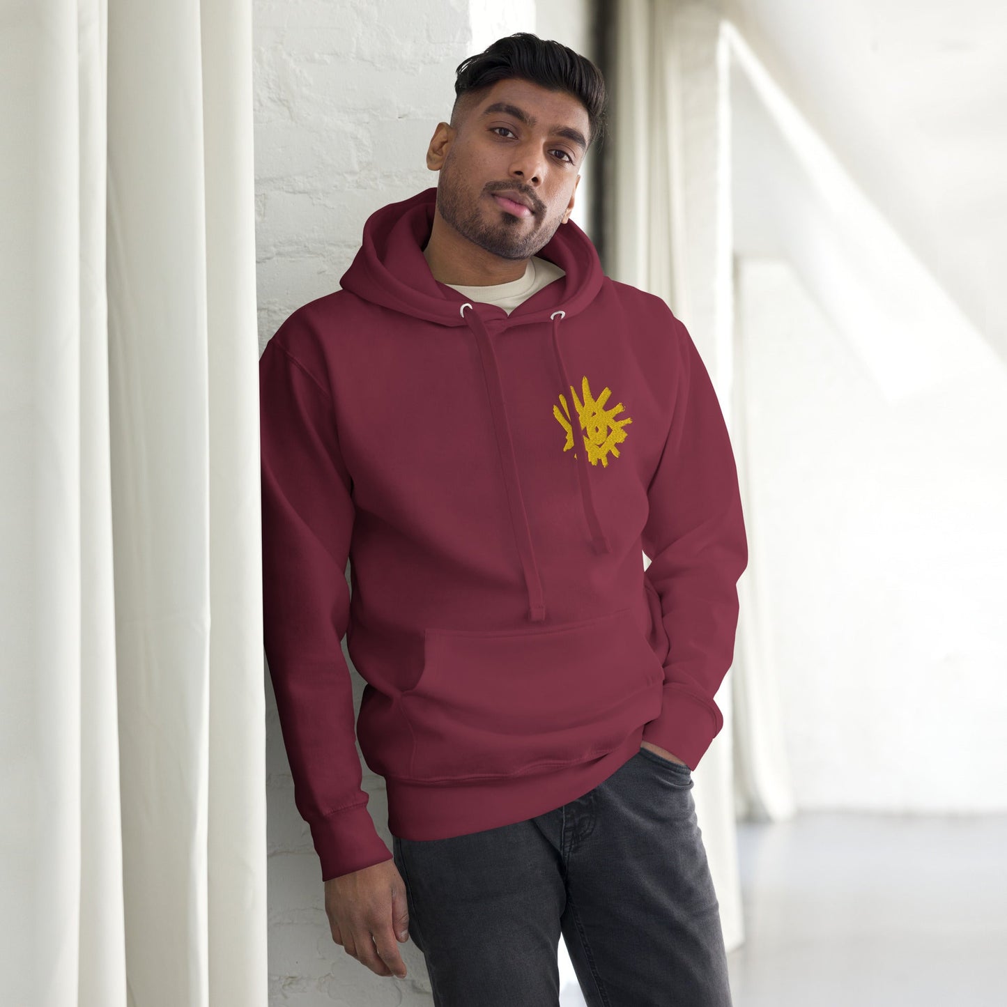 Broderie oeil or - Sweat à Capuche Unisexe - Jiel - artiste