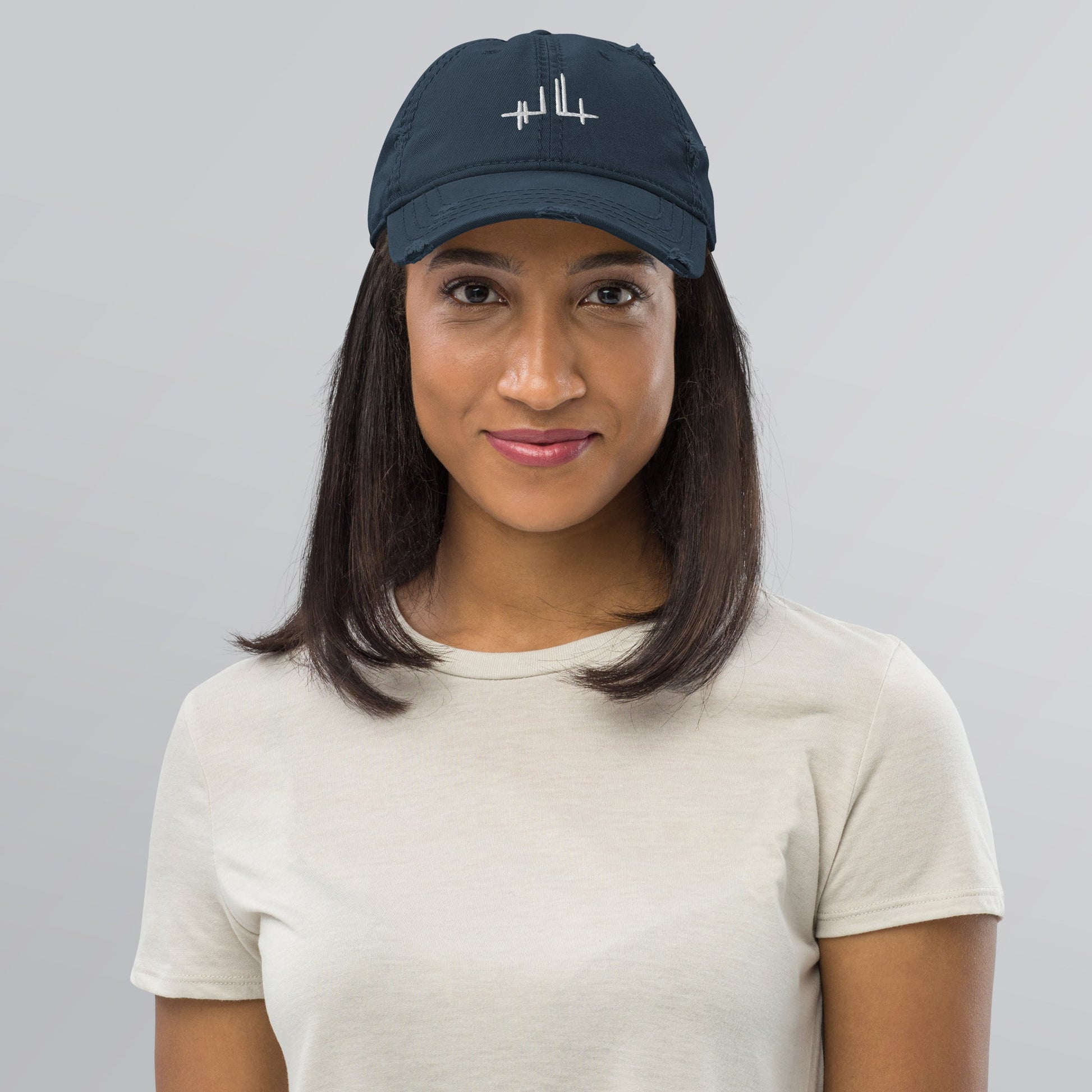 Casquette Effet Usé - signature - blanche - Jiel - artiste