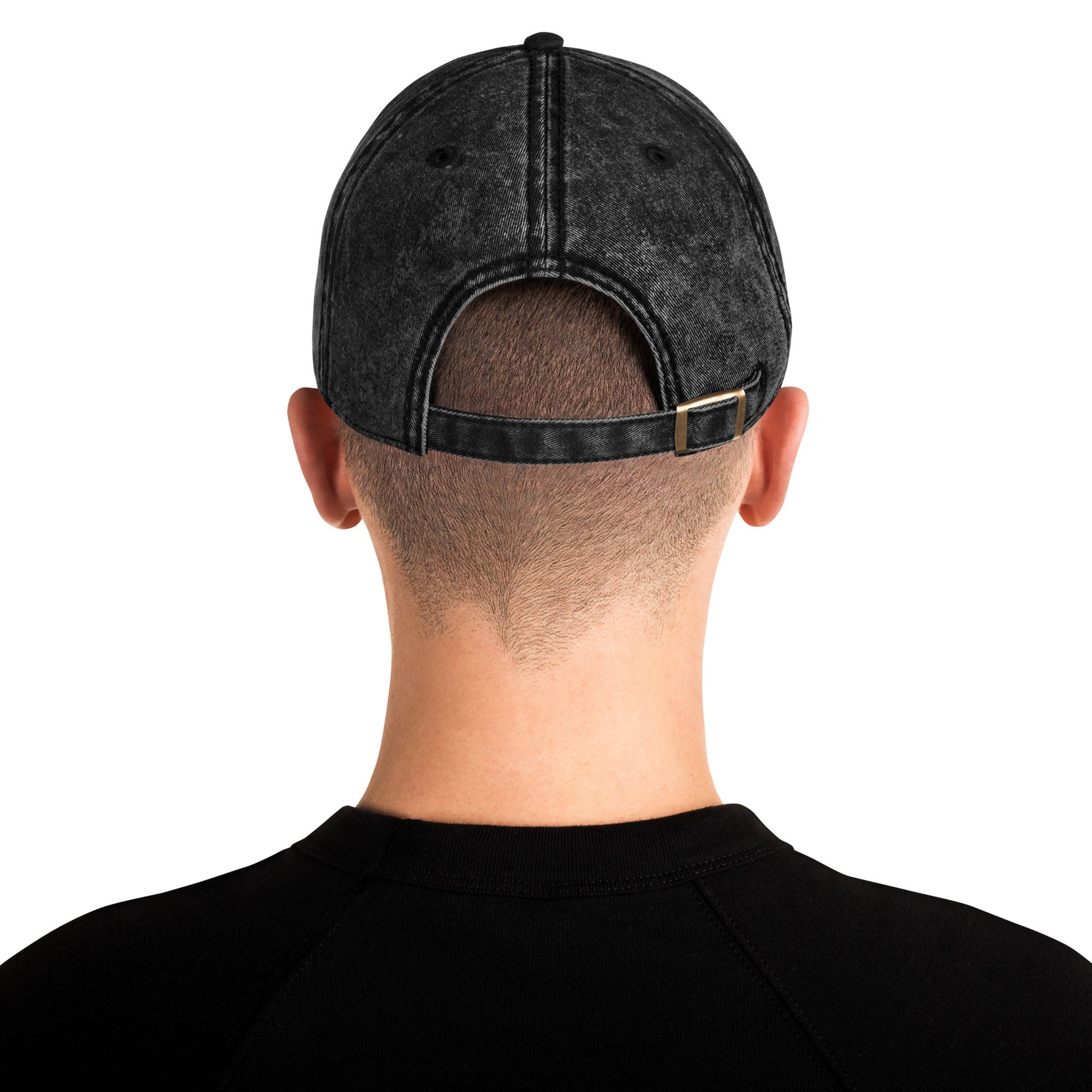 Casquette Vintage en Sergé de Coton - signature violette - Jiel - artiste