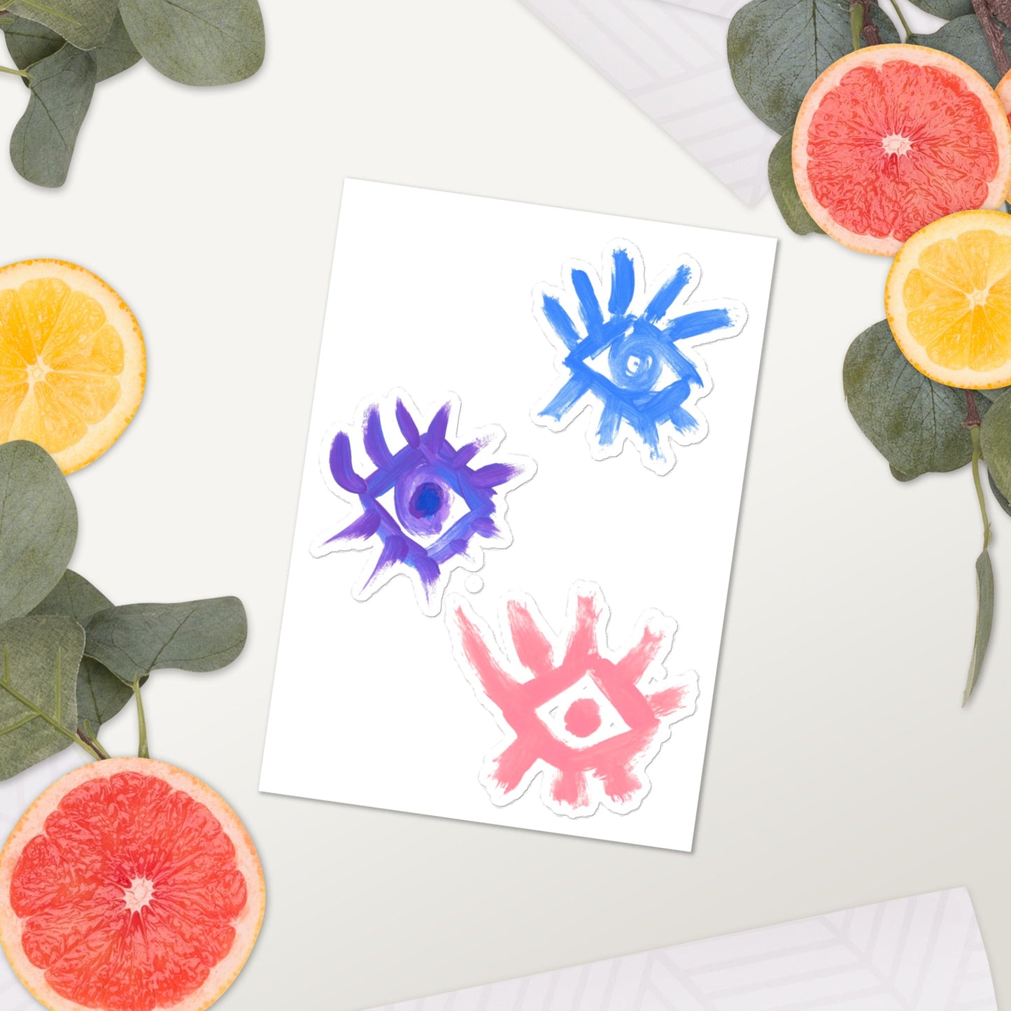 EYES I - Feuille d'autocollants - Jiel - artiste