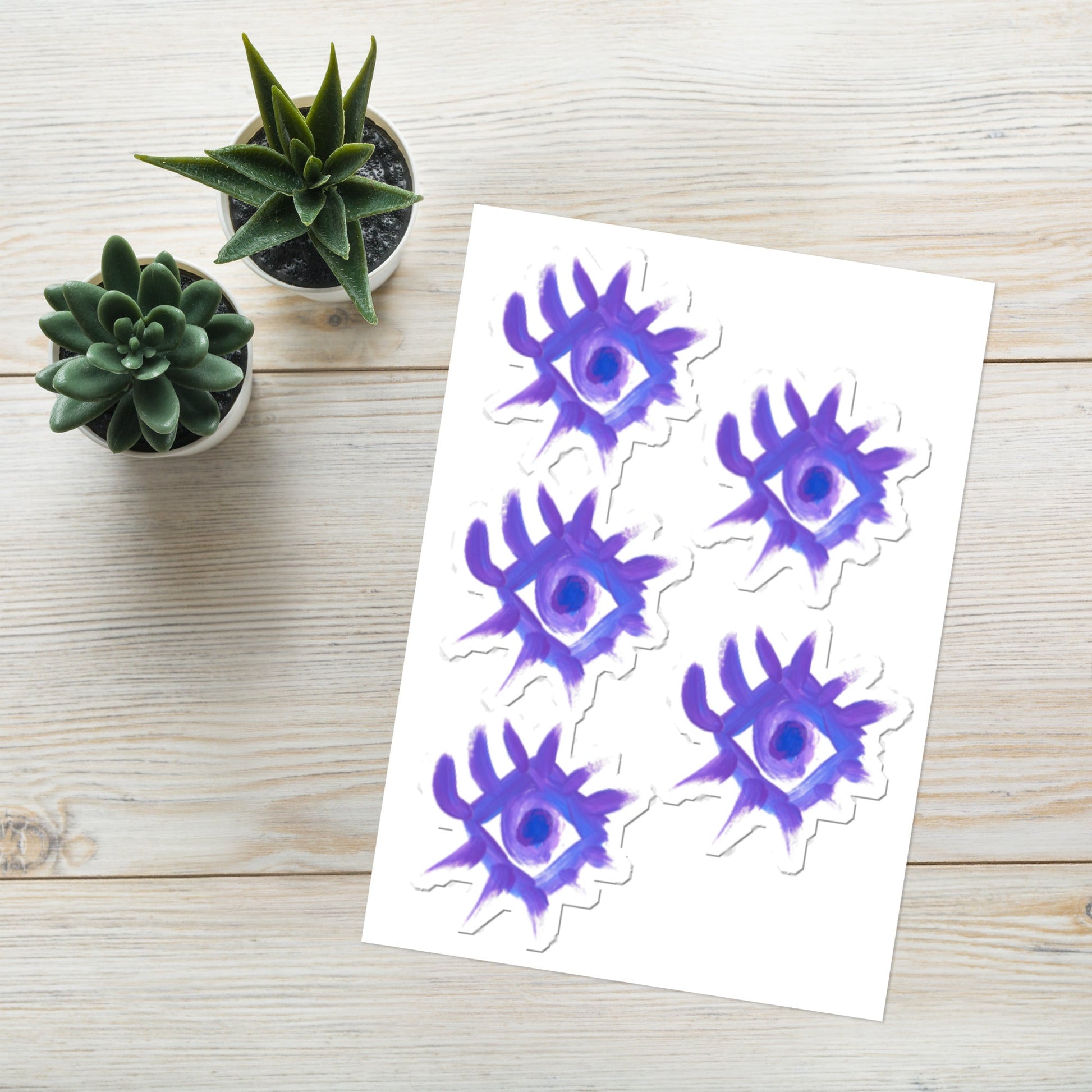 EYES II - Feuille d'autocollants - Jiel - artiste