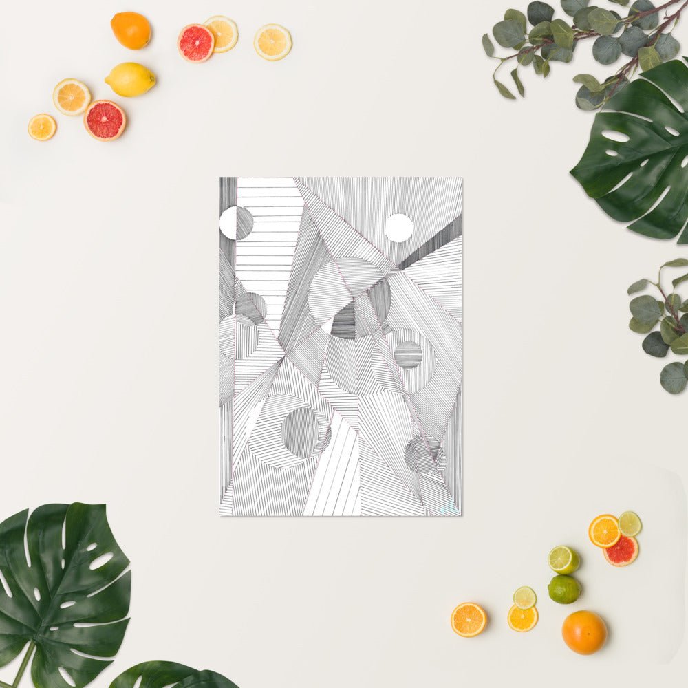 Ondes et vibrations / Waves and vibrations - Poster - Jiel - artiste