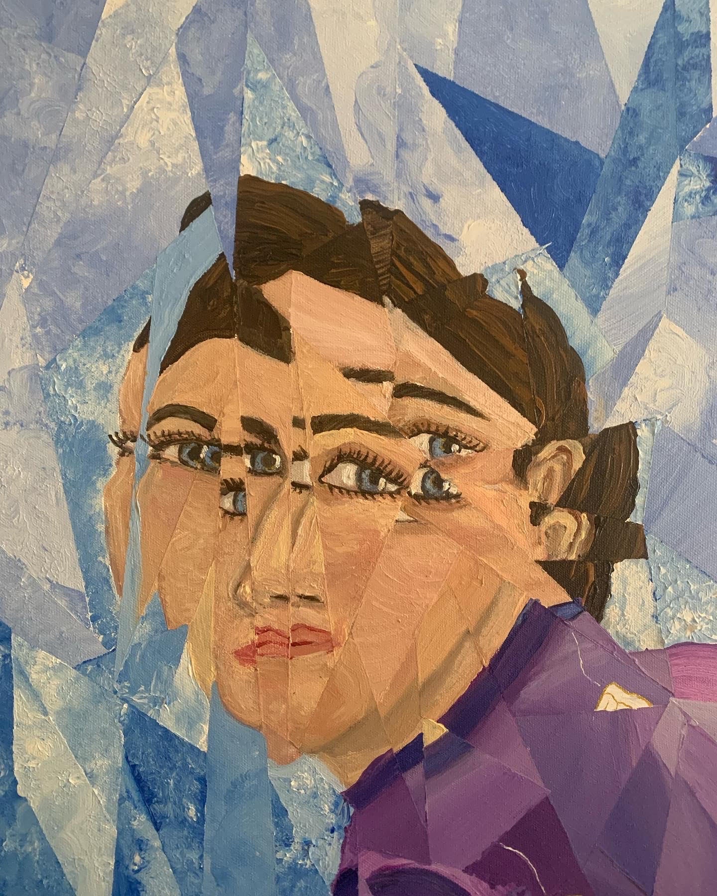 Prix sur demande - Autoportrait au kimono - Jiel - artiste