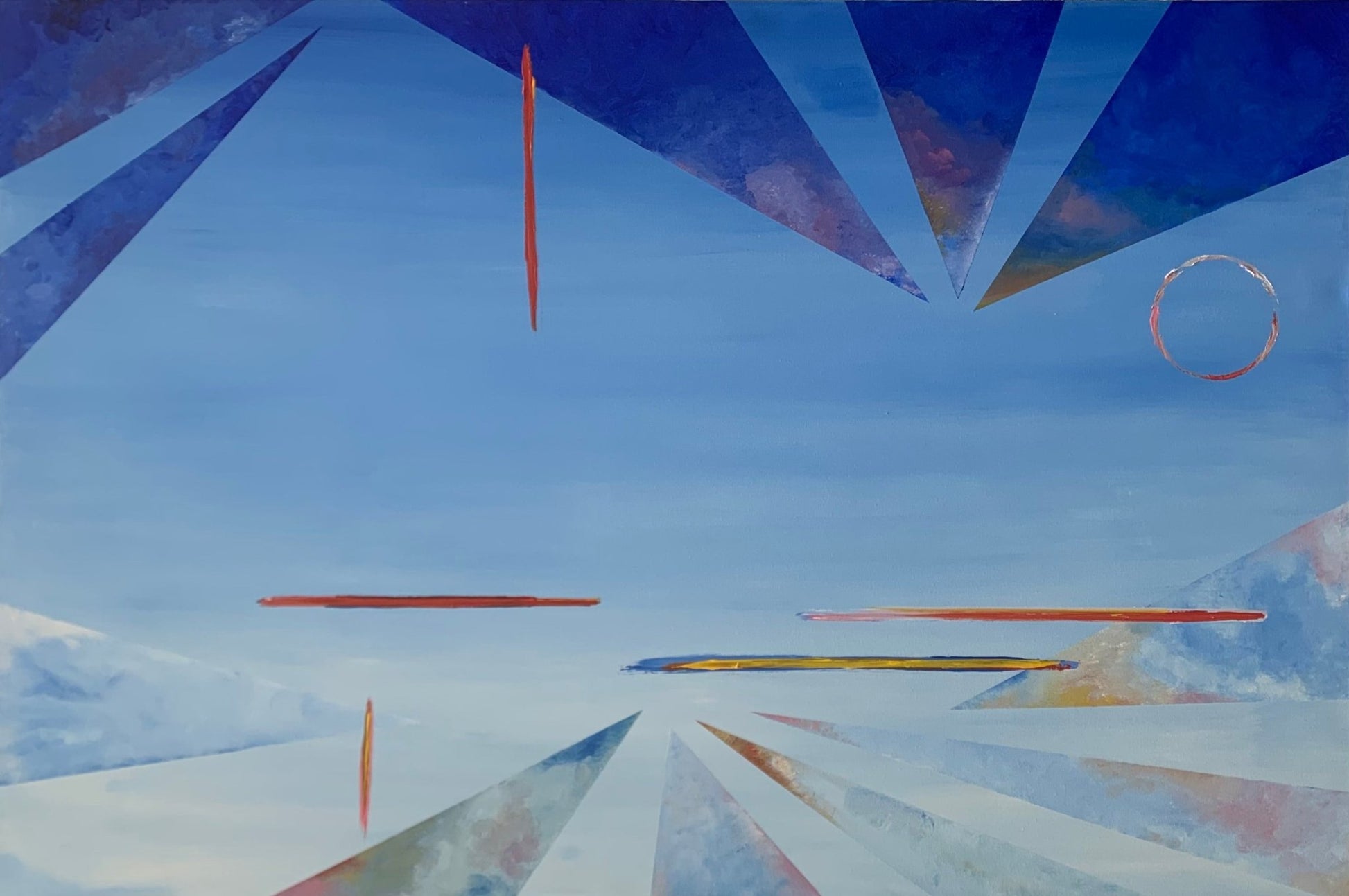 Prix sur demande - Echappée - grand format - Jiel - artiste