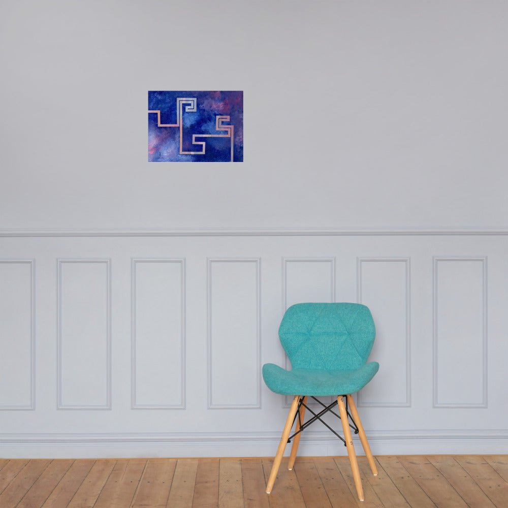 Serpent cosmique / Cosmic snake - Poster - Jiel - artiste