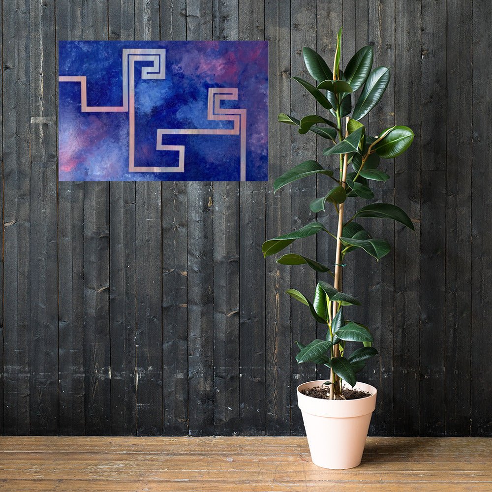 Serpent cosmique / Cosmic snake - Poster - Jiel - artiste