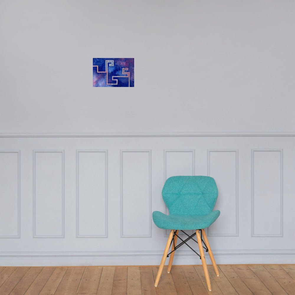 Serpent cosmique / Cosmic snake - Poster - Jiel - artiste