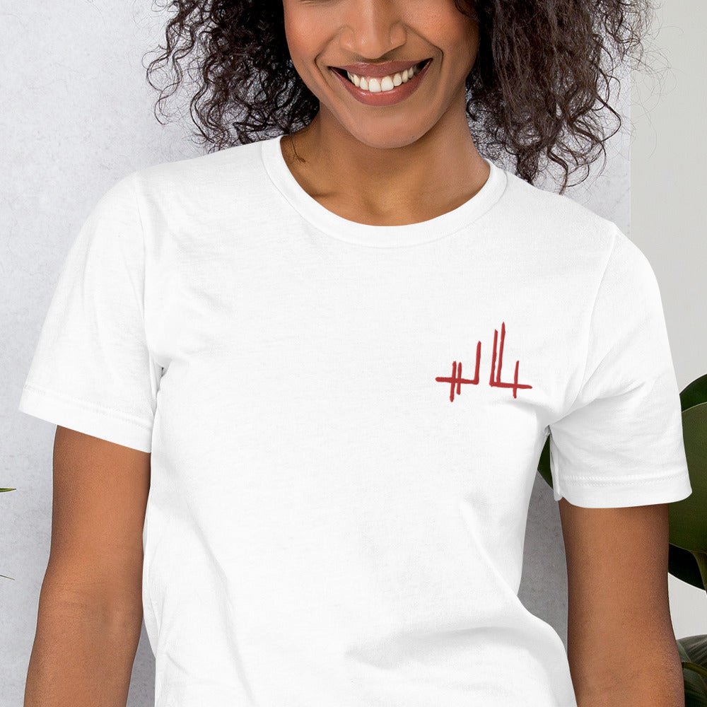 Signature rouge / red - T-shirt unisexe - Jiel - artiste