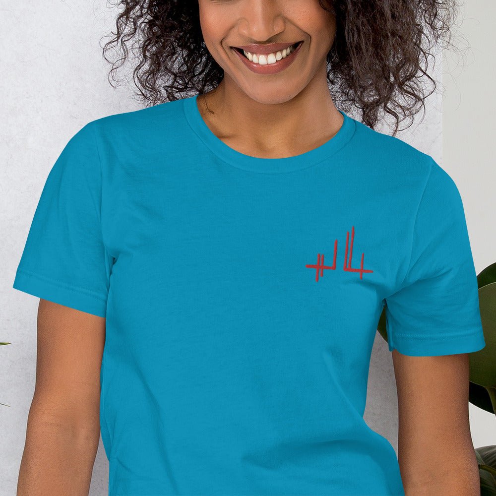Signature rouge / red - T-shirt unisexe - Jiel - artiste
