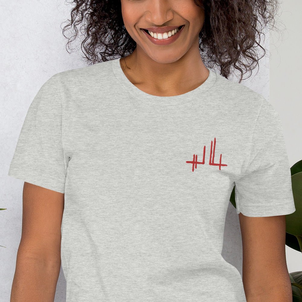 Signature rouge / red - T-shirt unisexe - Jiel - artiste