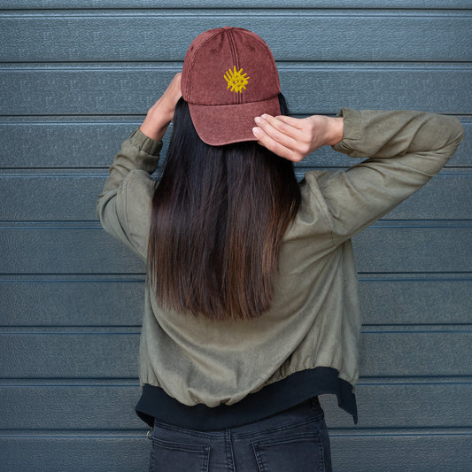 Vintage cap - gold eye